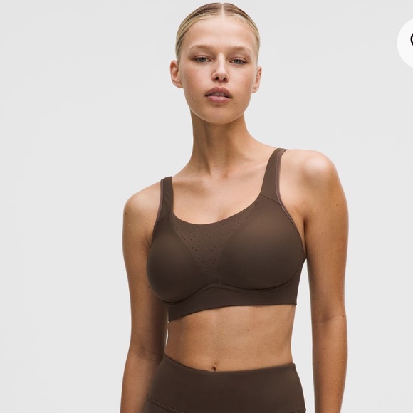 Lululemon Run Times High Support Sports Bra Womens 38C Wine/Maroon NICE! - Picture 2 of 8